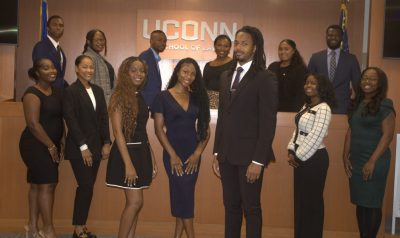 Group shot of members of BLSA UConn Law