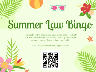 Summer Law Bingo Card